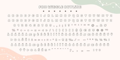 Fox Wiggle Font Poster 10