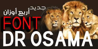 TE dr Osama Font Poster 1