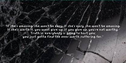 At Least I Tried Font Poster 3
