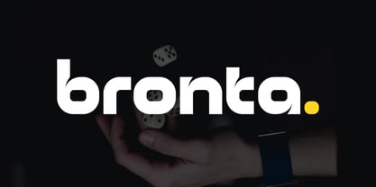 Bronta Font Poster 1