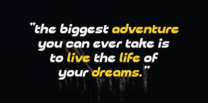 Bronta Font Poster 4