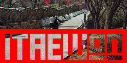 Areum display Font Poster 4