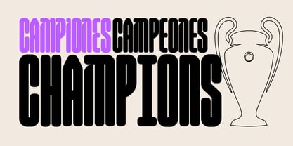 ATF League Quest Font Poster 4