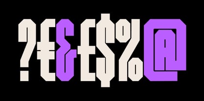 ATF League Quest Font Poster 5