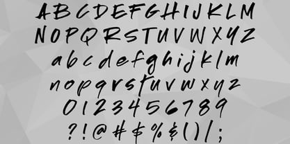 Saboteur Font Poster 2