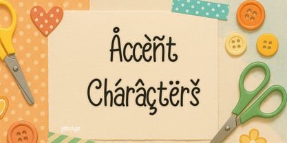 Uva Note Font Poster 3