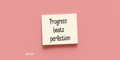 Uva Note Font Poster 4