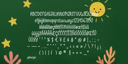 Uva Note Font Poster 5