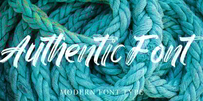 Authemyc Font Poster 2