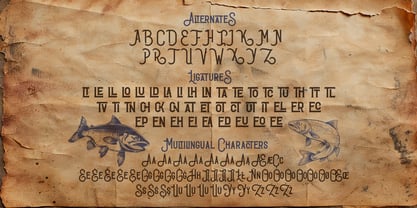 Fishery Font Poster 4