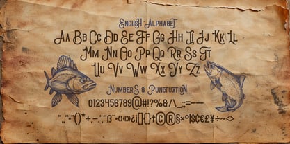 Fishery Font Poster 2
