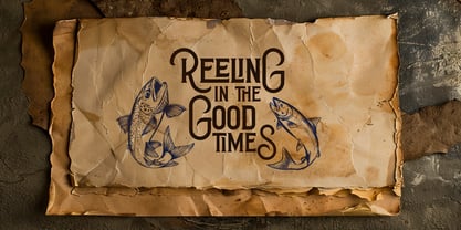 Fishery Font Poster 3