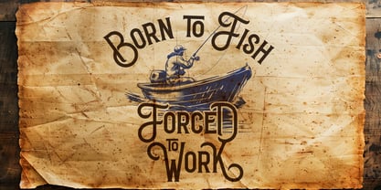 Fishery Font Poster 5