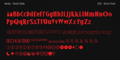 Neue Naraku Font Poster 3
