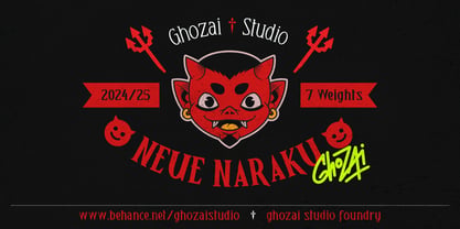 Neue Naraku Font Poster 1