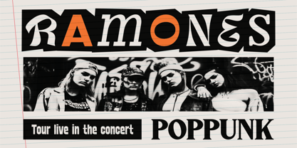 Nocht Star Font Poster 8