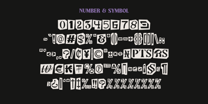 Nocht Star Font Poster 6