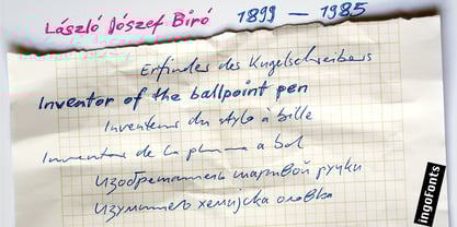 Biro Script Font Poster 3