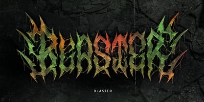 Nervous Beyond Metal Font Poster 4