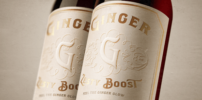 Antique Hard Font Poster 6