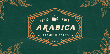 Antique Hard Font Poster 7