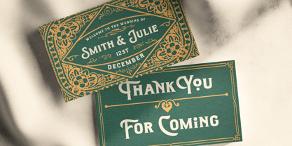 Antique Hard Font Poster 3