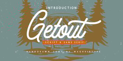 Getout Font Poster 1