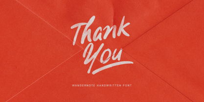 Wandernote Font Poster 11