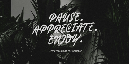 Wandernote Font Poster 4
