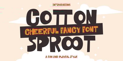 Cotton Sproot Font Poster 1