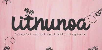 Lithunoa Font Poster 1