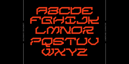Space Cyber Font Poster 8