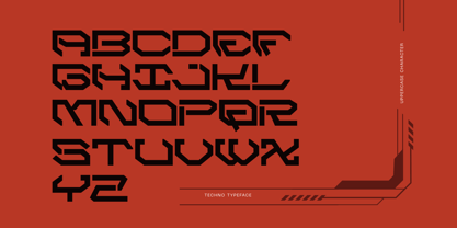 Space Cyber Font Poster 9
