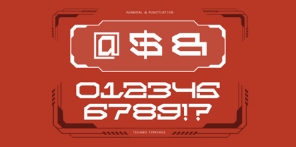 Space Cyber Font Poster 7
