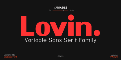 Lovin Font Poster 1