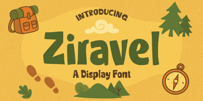 Ziravel Font Poster 1