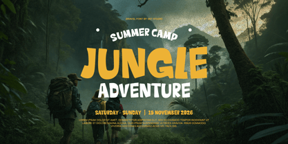 Ziravel Font Poster 4