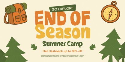 Ziravel Font Poster 2