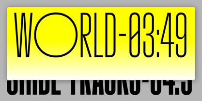 Metalic Sans Font Poster 4