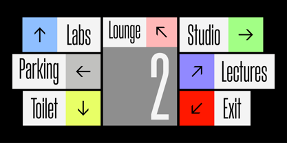 Metalic Sans Font Poster 9