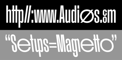 Metalic Sans Font Poster 2