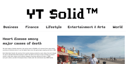 YT Solid Font Poster 2