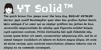YT Solid Font Poster 1