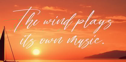 Bidikan Angin Font Poster 2