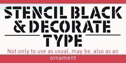 Jackipur Stencil Font Poster 4