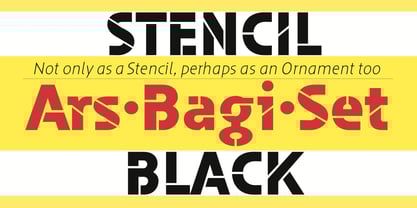 Jackipur Stencil Font Poster 1