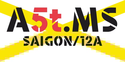 Jackipur Stencil Font Poster 5