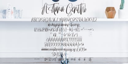 Astana Genthi Font Poster 7