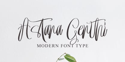 Astana Genthi Font Poster 1