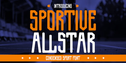 Sportive Allstar Font Poster 1